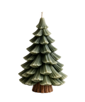Evergreen-Sculptural Christmas Candle